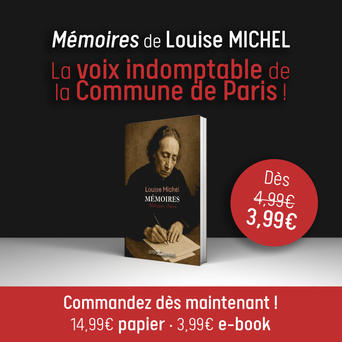 Visuel promotionnel : Les Mémoires de Louise Michel