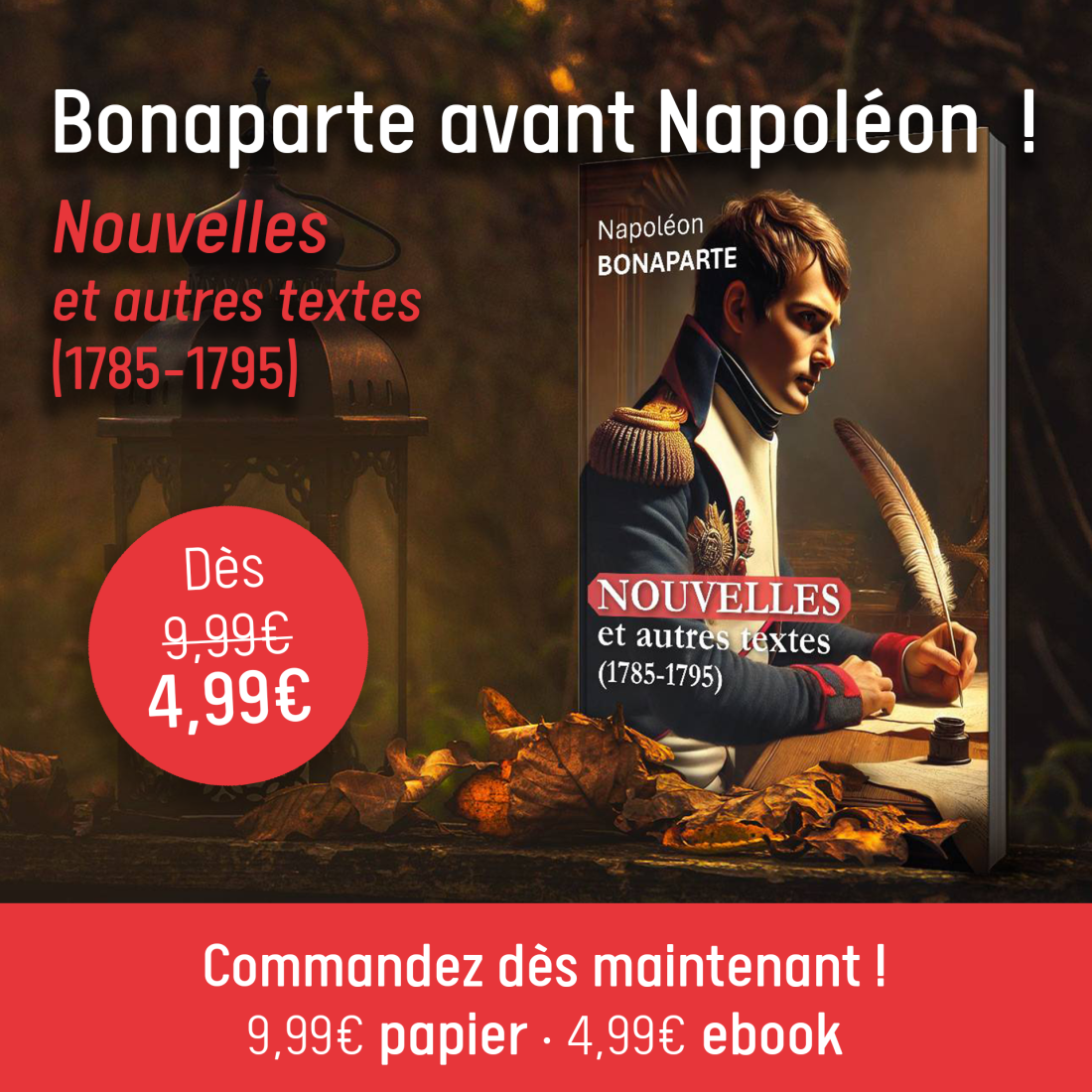 Visuel promotionnel : Nouvelles et autres textes (1785-1795)